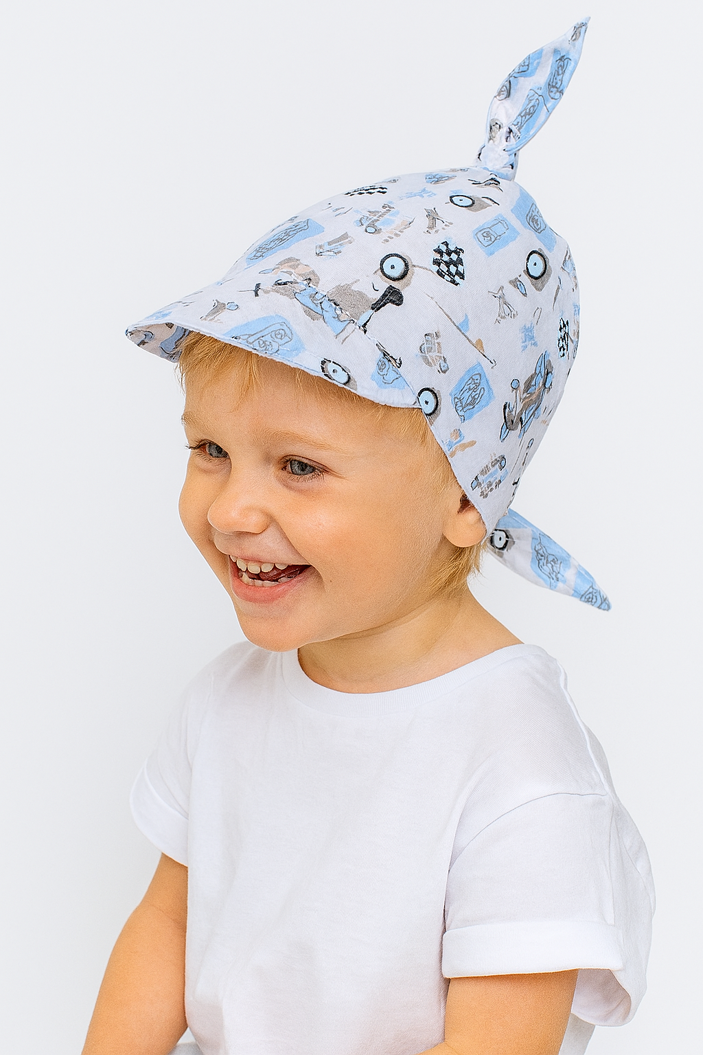 Jungen Musselinschal blau Guliwerkids 3234-1-26625