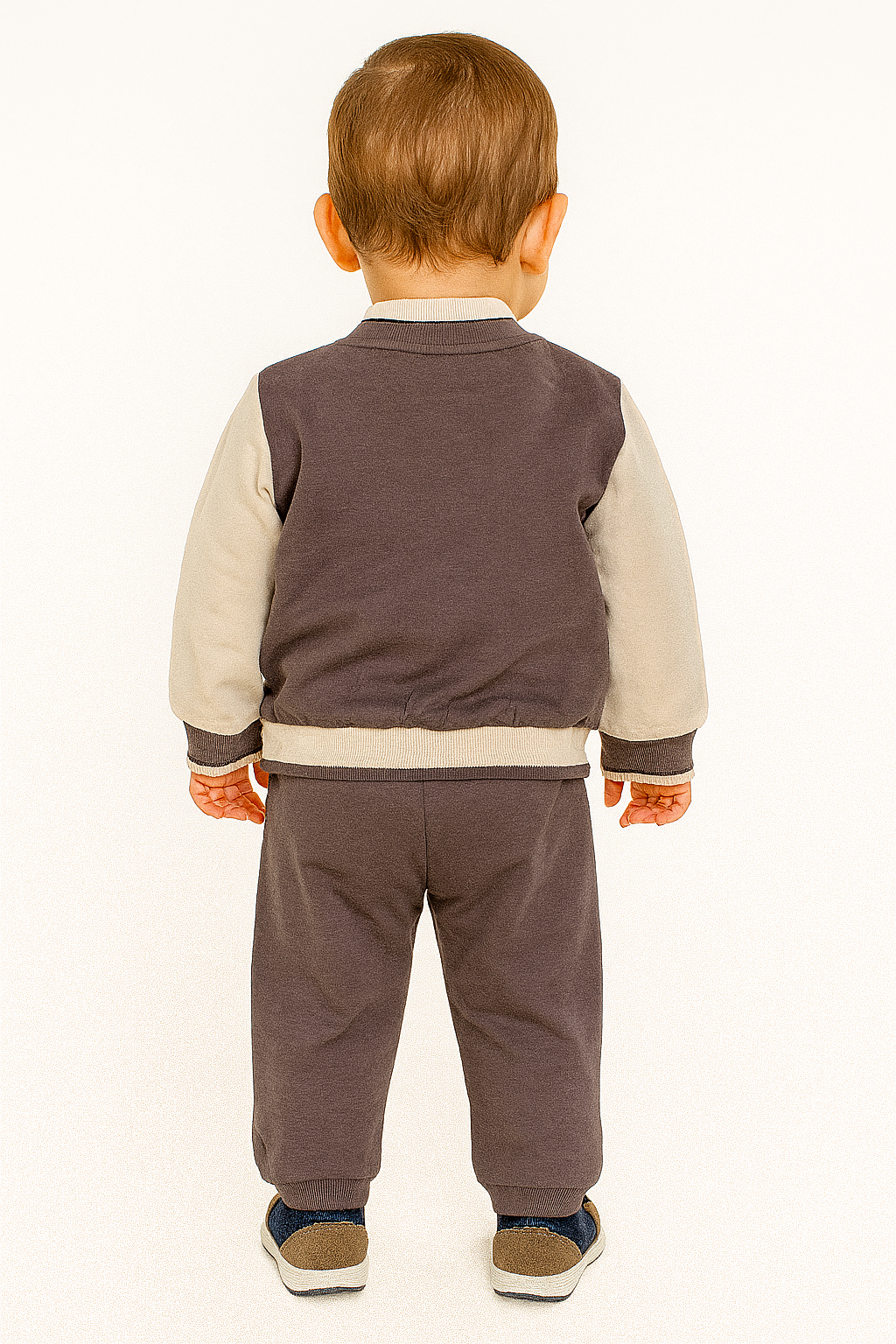 3-teiliger Trainingsanzug für Jungen, braun, Arif Baby 1021-16725