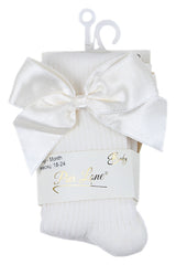 Mädchen-Baumwollstrumpfhose, cremefarben, Pier Lone 1419-81025