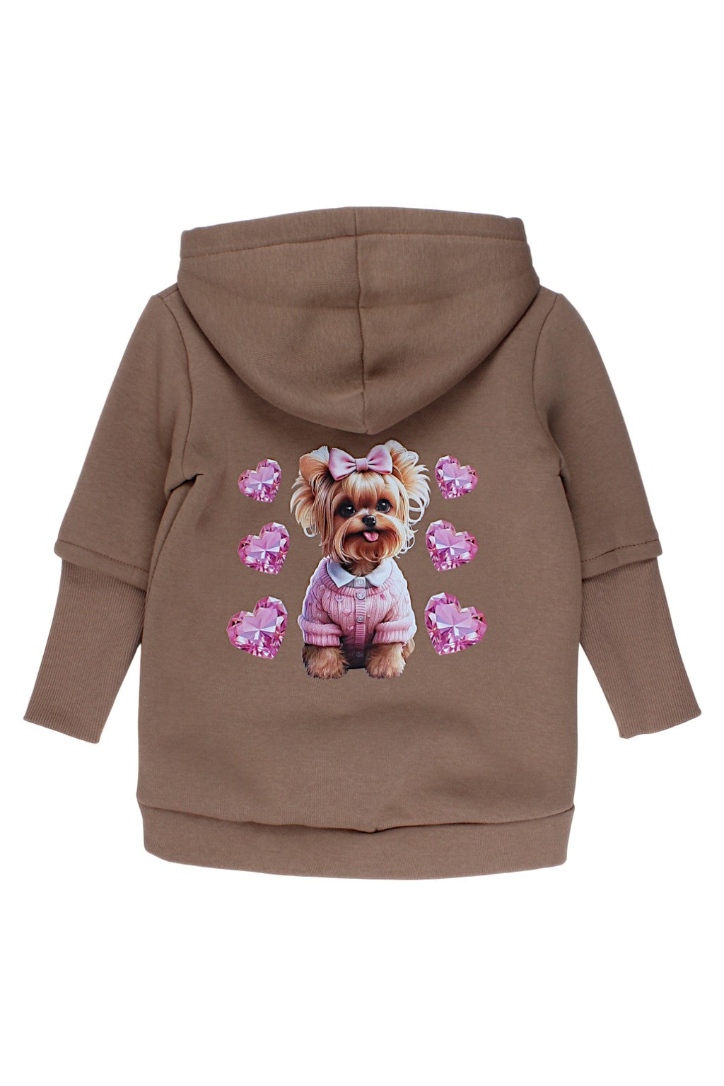 Mädchen beige gefütterte Jacke/Sweatshirt Matyszczak 1425-26925-1