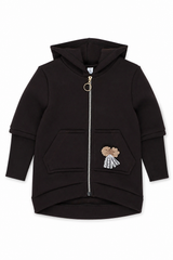 Mädchen Schokoladenbraune, isolierte Jacke/Sweatshirt Matyszczak 1425-26925