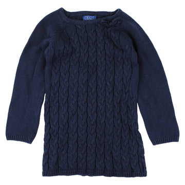 Langarmpullover für Mädchen, gebraucht MINOTI, marineblau, Code 155