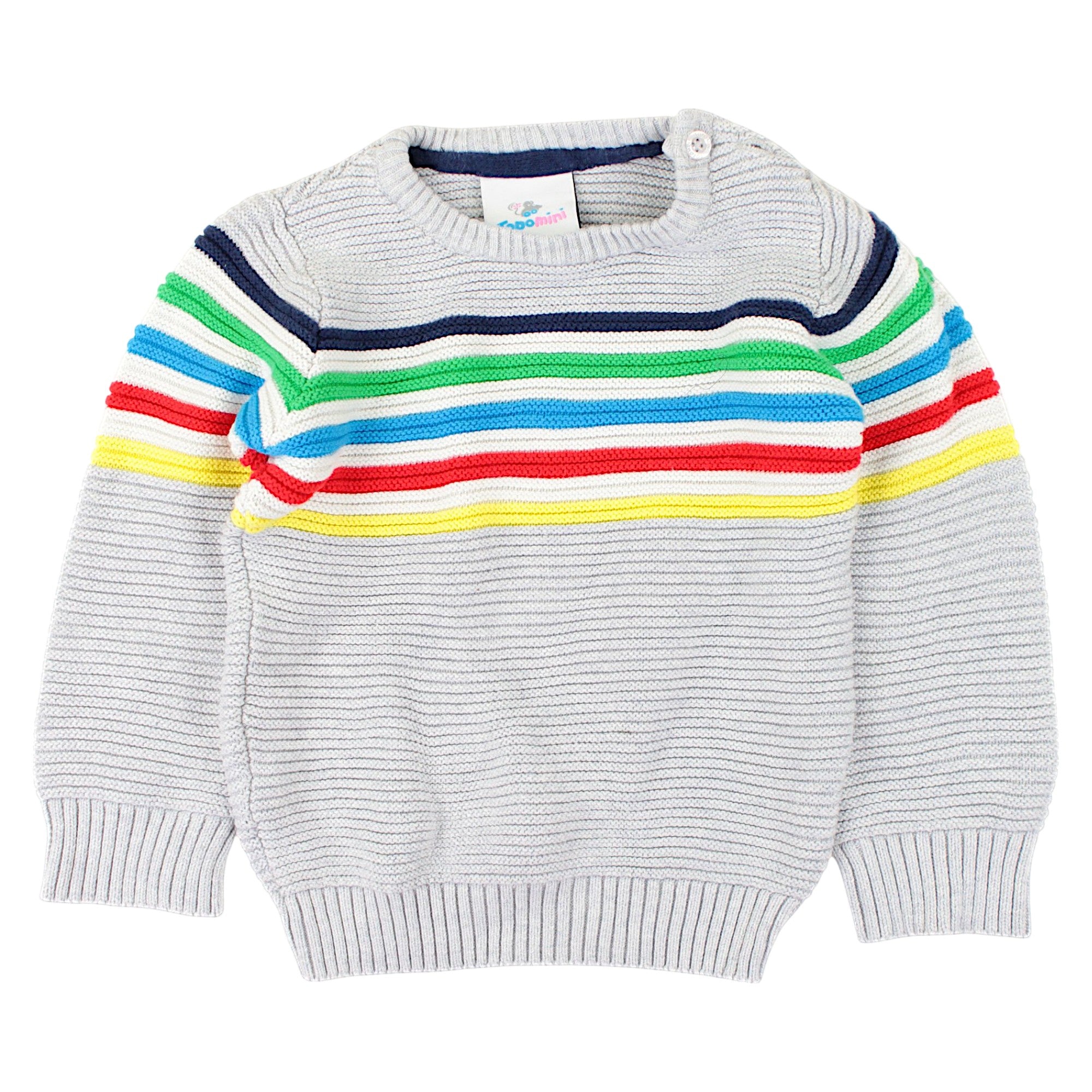 Regenbogen-Überkopf-Sweatshirt für Jungen, verwendet Topomini-Code 158