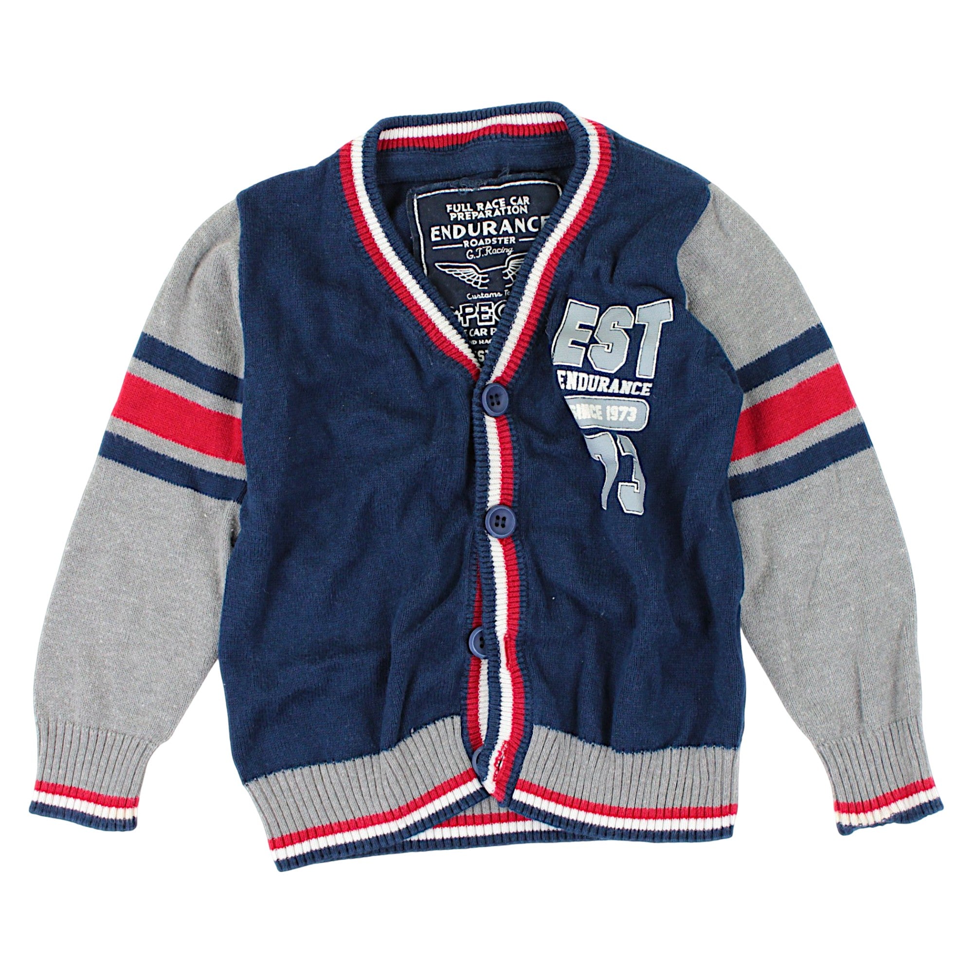 Jungen-Button-Down-Bluse, gebraucht, Gegr. 1973, Code 165