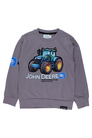 Jungenbluse mit Dioden-Traktor-Motiv, beige, B-rushi Kids 1759-28825-1