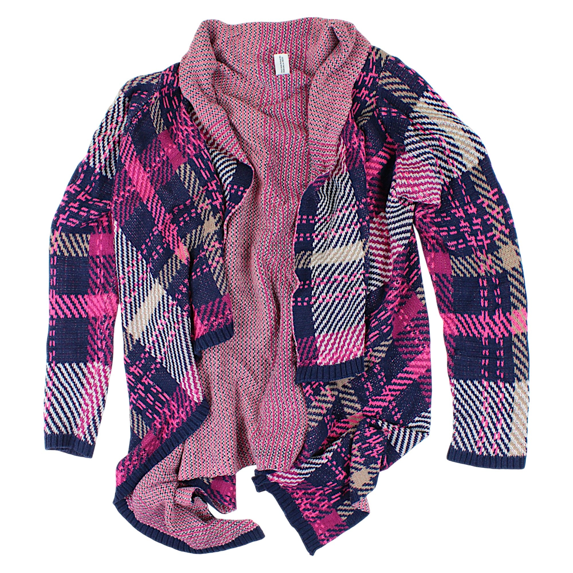 Karierter Mädchenpullover mit YIGGA-Code 170