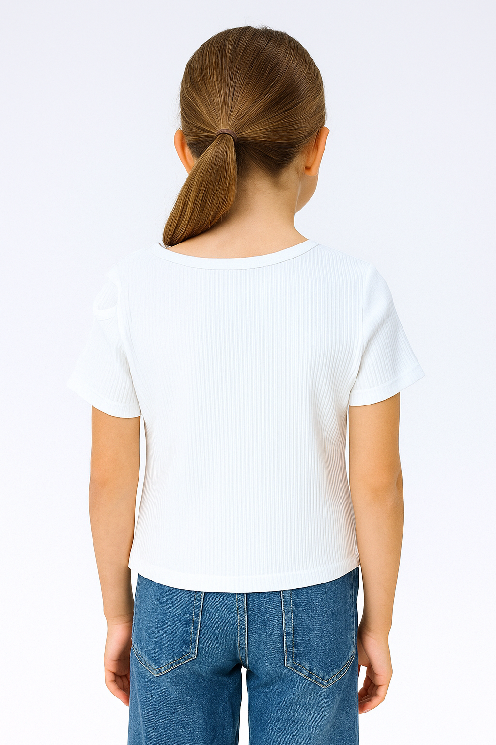 Cremefarbenes Top für Mädchen Breeze 19780-17625