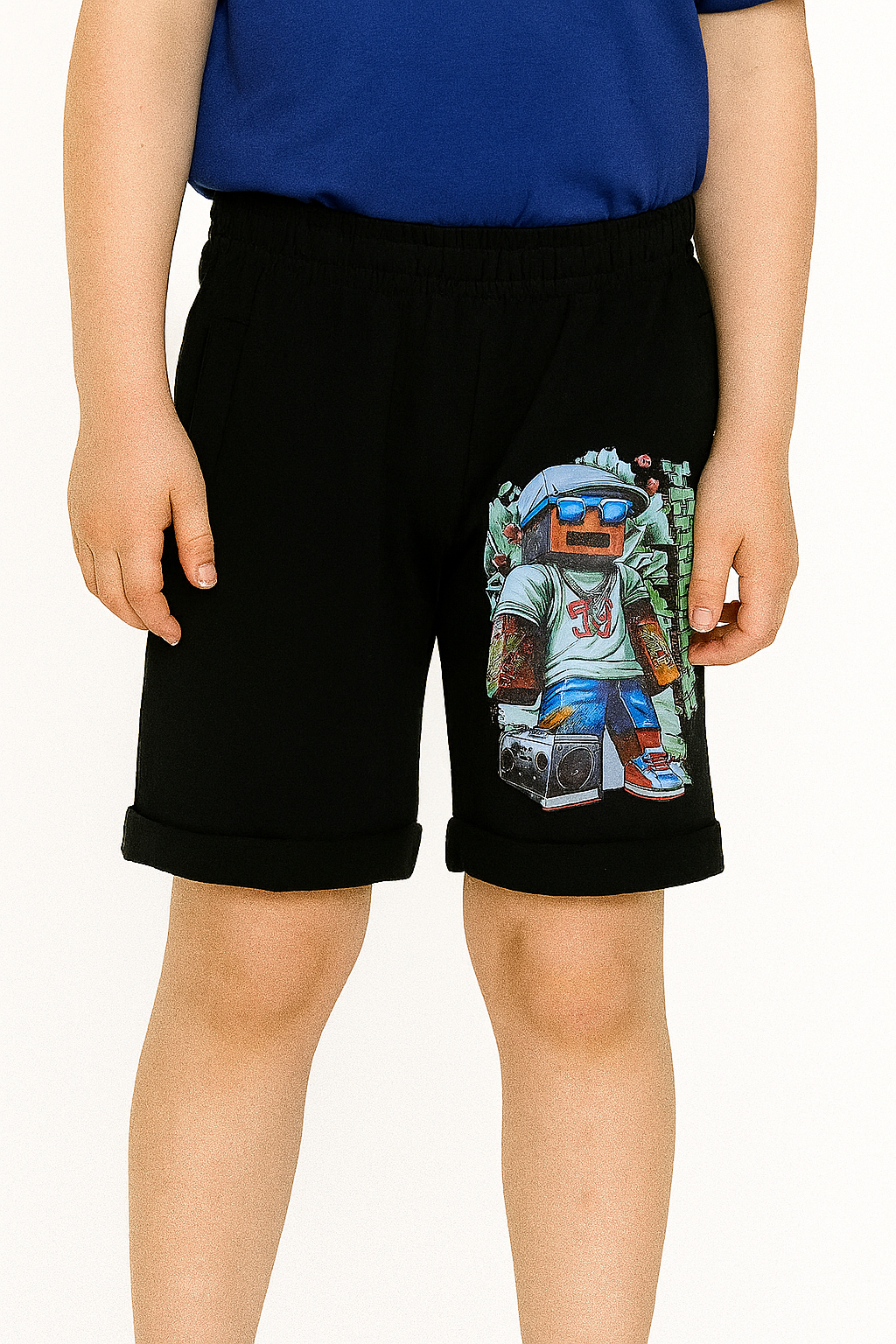 Jungen Sport-Jogginghose schwarz Guliwerkids 3326-2725