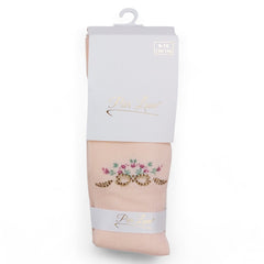 Rosa parfümierte Strumpfhose mit Pailletten für Mädchen Pier Lone 1636-30924
