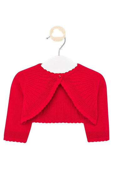 Mayoral 1302-19 Mädchen Bolero Pullover, türkis
