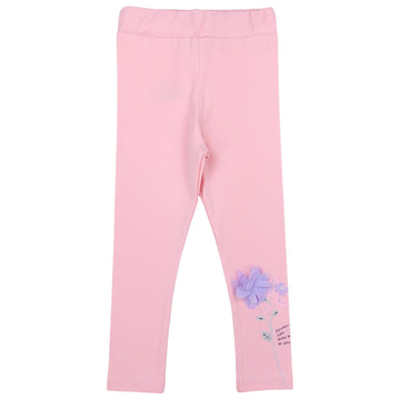 Blumenleggings für Mädchen, Apricot, Timi 44148-10924 GKMOD
