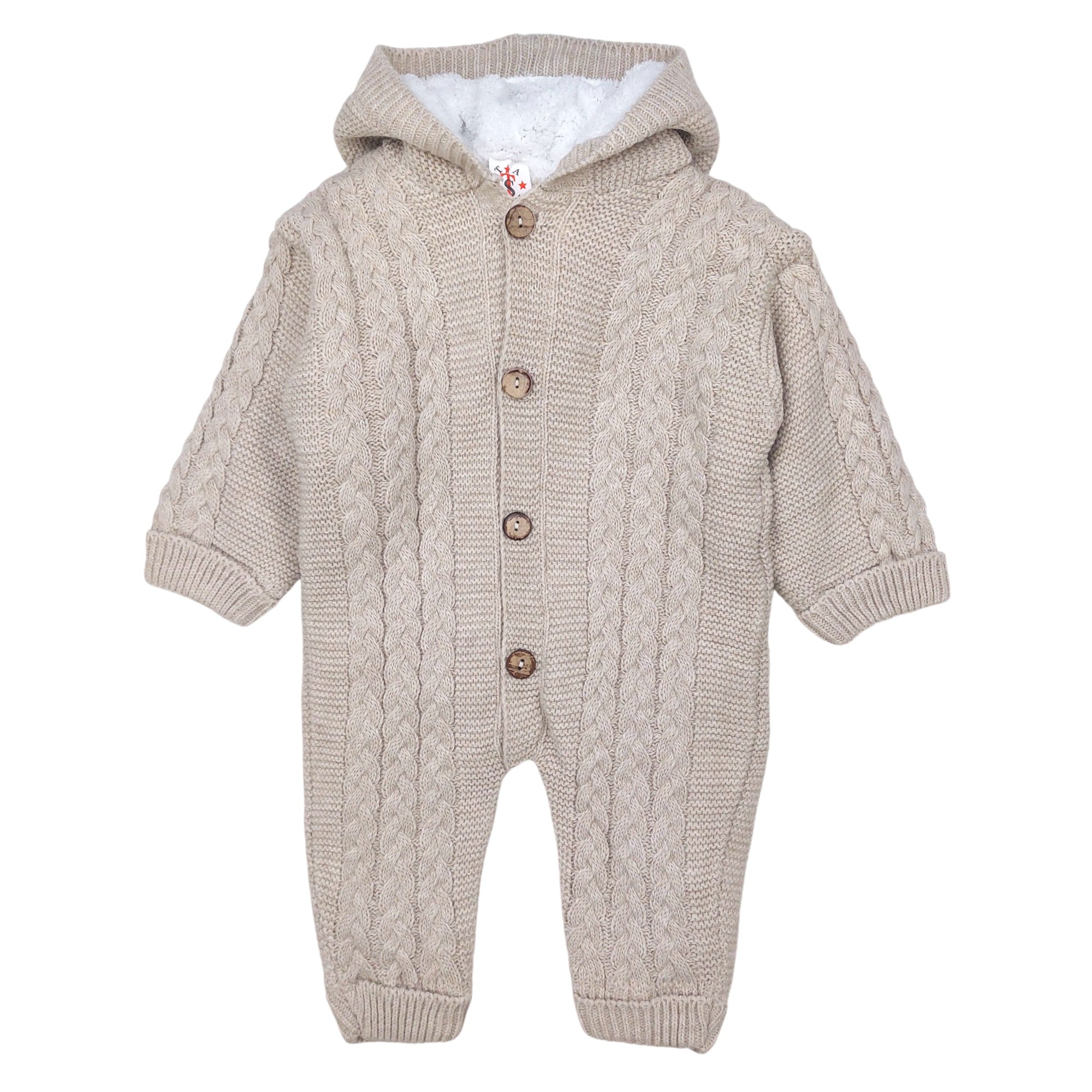 Warmer Wollanzug für Jungen, beige, Three Star 236-71024