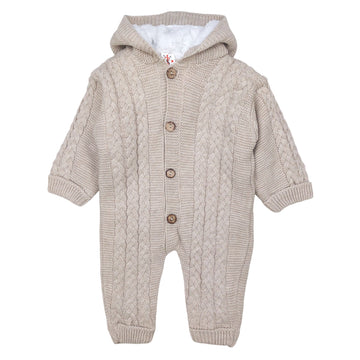 Warmer Wollanzug für Jungen, beige, Three Star 236-71024