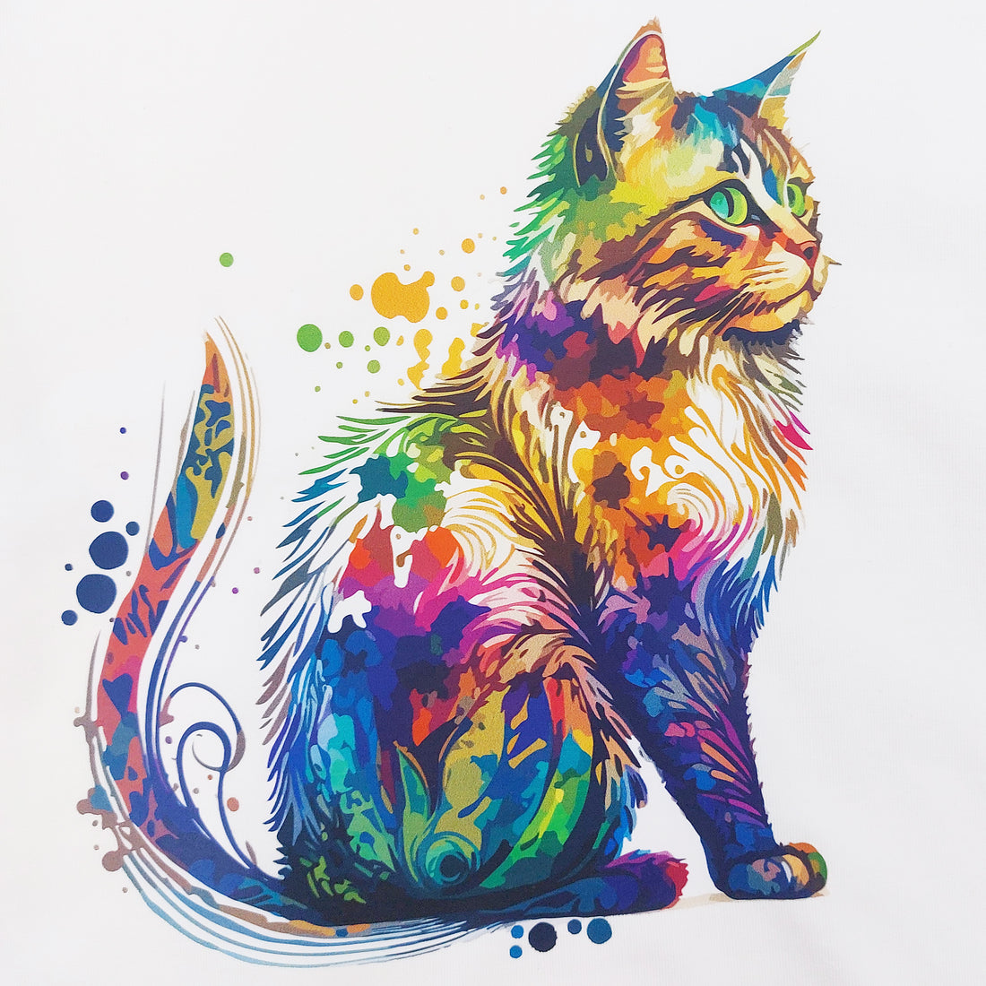 Mädchen Baumwollbluse Kätzchen creme Your Word 465-30924