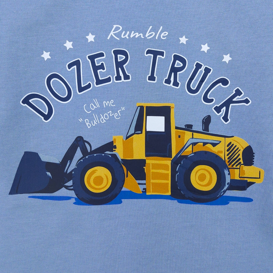 Baumwollbluse Bagger für Jungen blau Your Word 864-30924