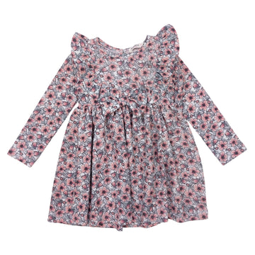 Rosa Baumwoll-Wiesenkleid für Mädchen Breeze 17900-30924