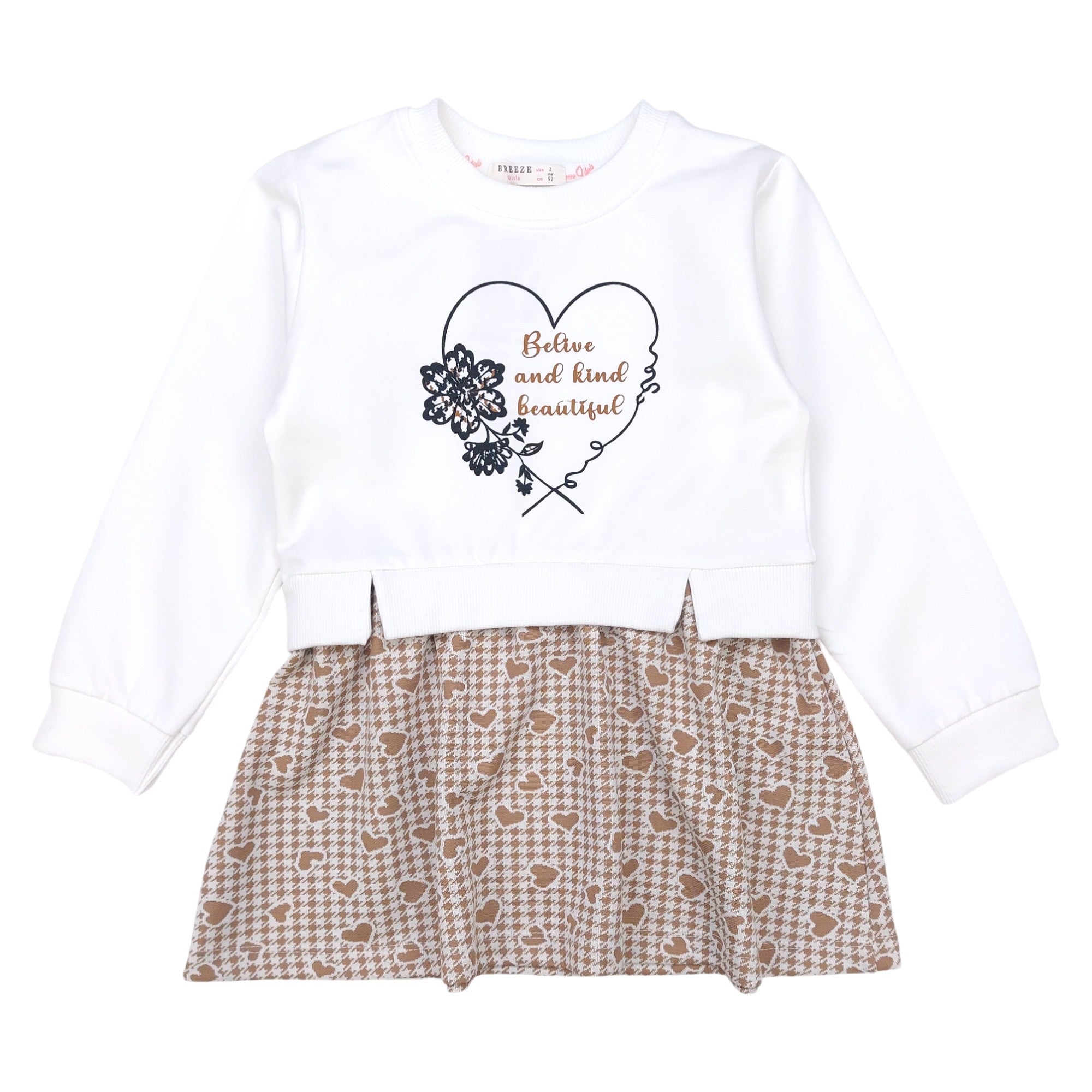 Beige Breeze Mädchen Alltagskleid 20922-30924