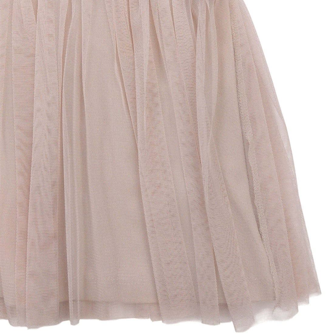 Beiges Baumwollkleid mit Tüll für Mädchen Breeze 20916-30924