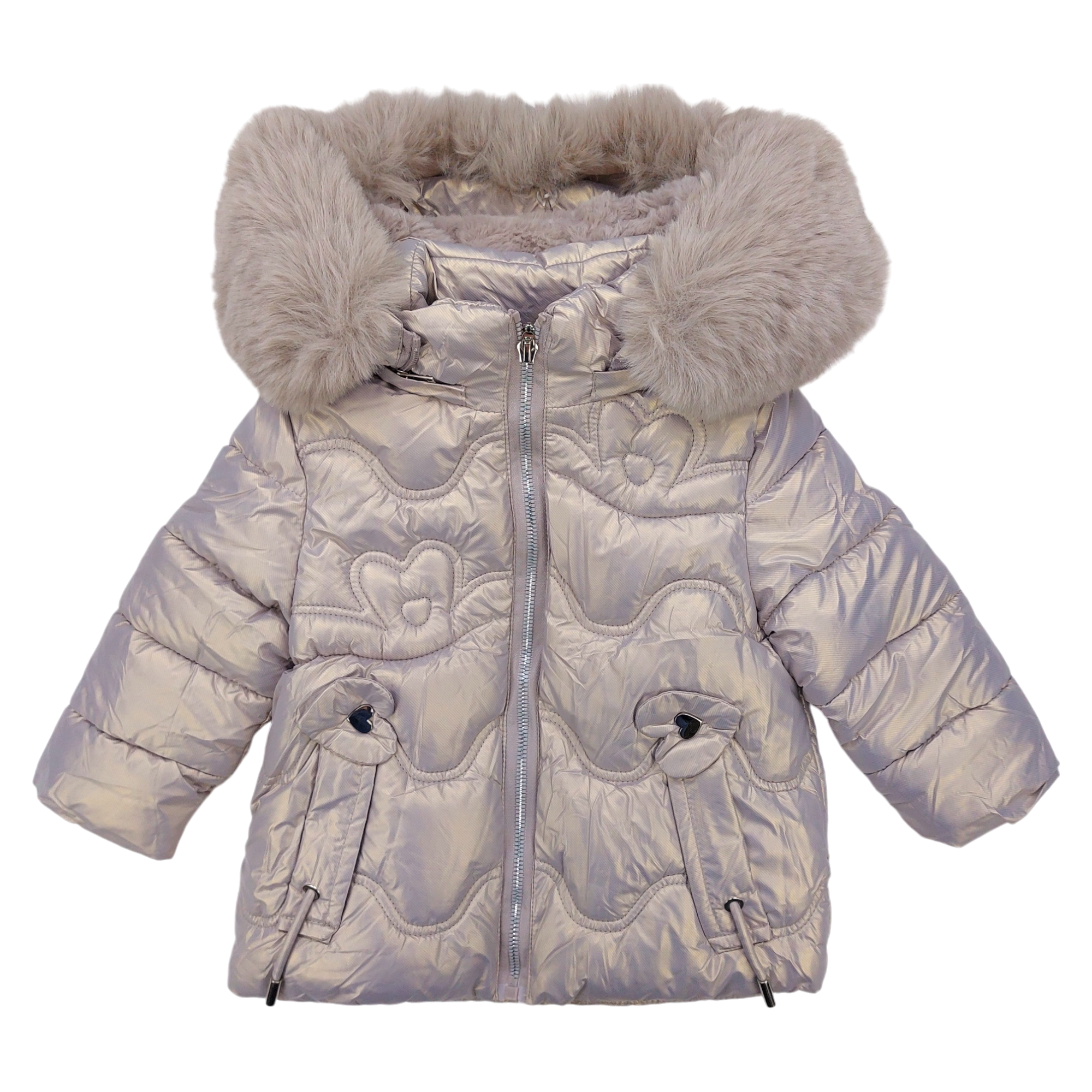 Beige Mädchen Winterjacke Happy House KK-2260-211024
