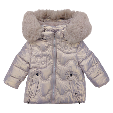 Beige Mädchen Winterjacke Happy House KK-2260-211024