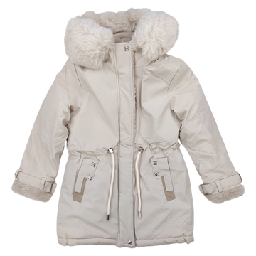 Beige Winterparka für Mädchen Happy House KK-2245-211024