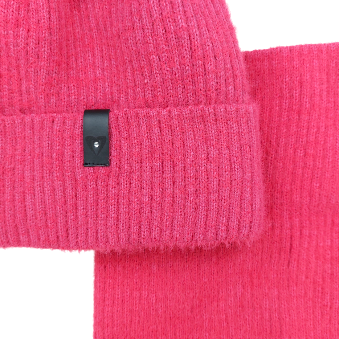 Set aus Mütze und Schal, Alpaka, Mädchen-Amaranth, Grans KA-27-241024-62