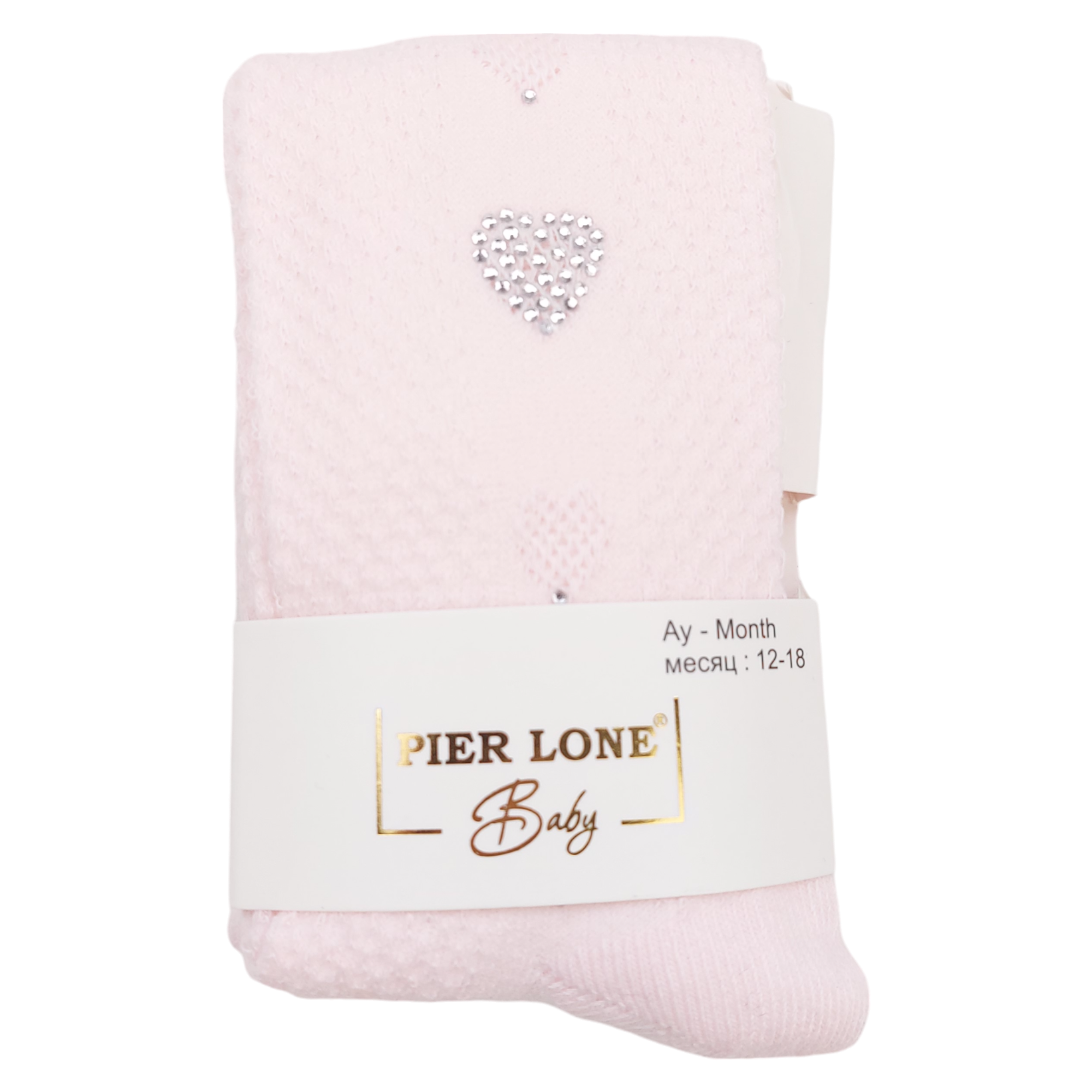 Duftende Strumpfhose mit rosa Pailletten für Mädchen Pier Lone 1673-161024