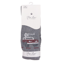 Jungenstrumpfhose mit Autoduft, grau, Pier Lone 1383-161024