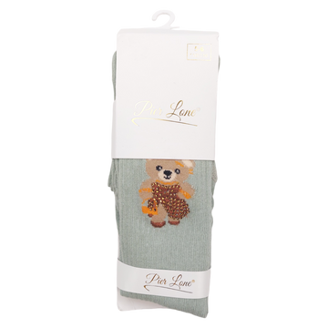 Teddybär-Duftstrumpfhose für Mädchen, Minze, Pier Lone 1718-10924 GKMOD