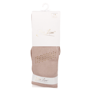 Duftende Paillettenstrumpfhose für Mädchen Cappuccino Pier Lone 1602-161024