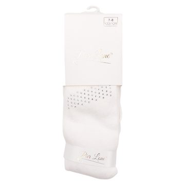 Duftende Paillettenstrumpfhose für Mädchen, cremefarben, Pier Lone 1602-161024