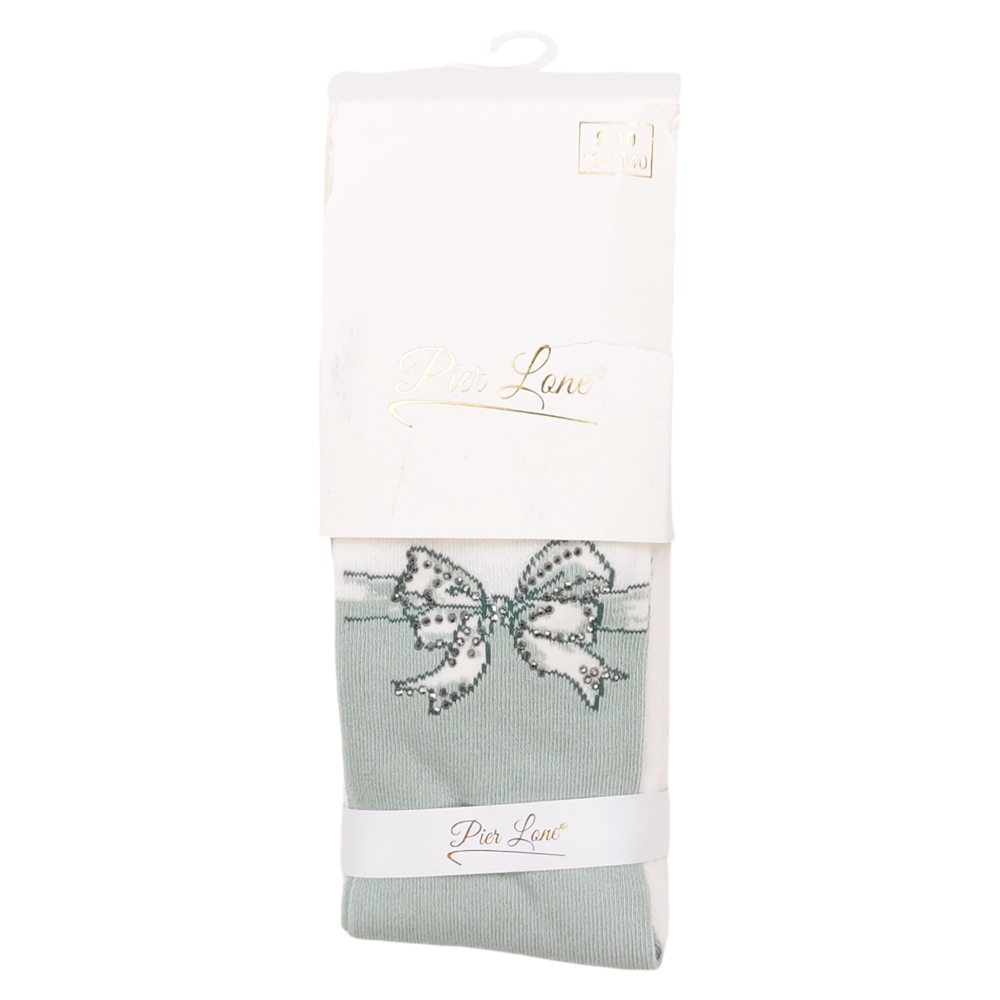 Mädchenstrumpfhose mit Schleife und Minzduft Pier Lone 646-161024