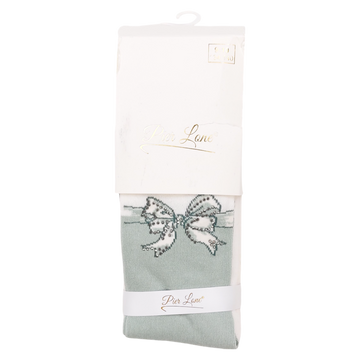 Mädchenstrumpfhose mit Schleife und Minzduft Pier Lone 646-161024