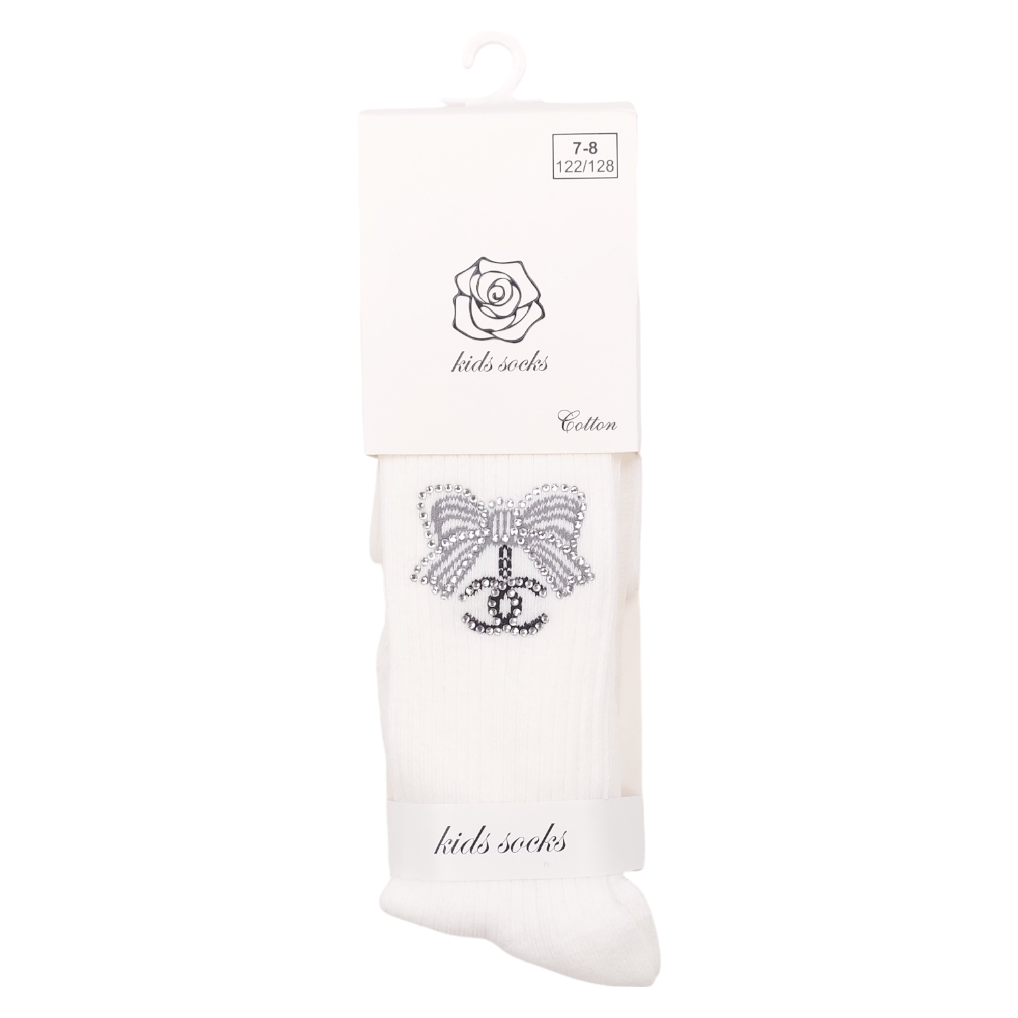 Mädchen Schleifenstrumpfhose creme Kindersocken 1720-191024-28