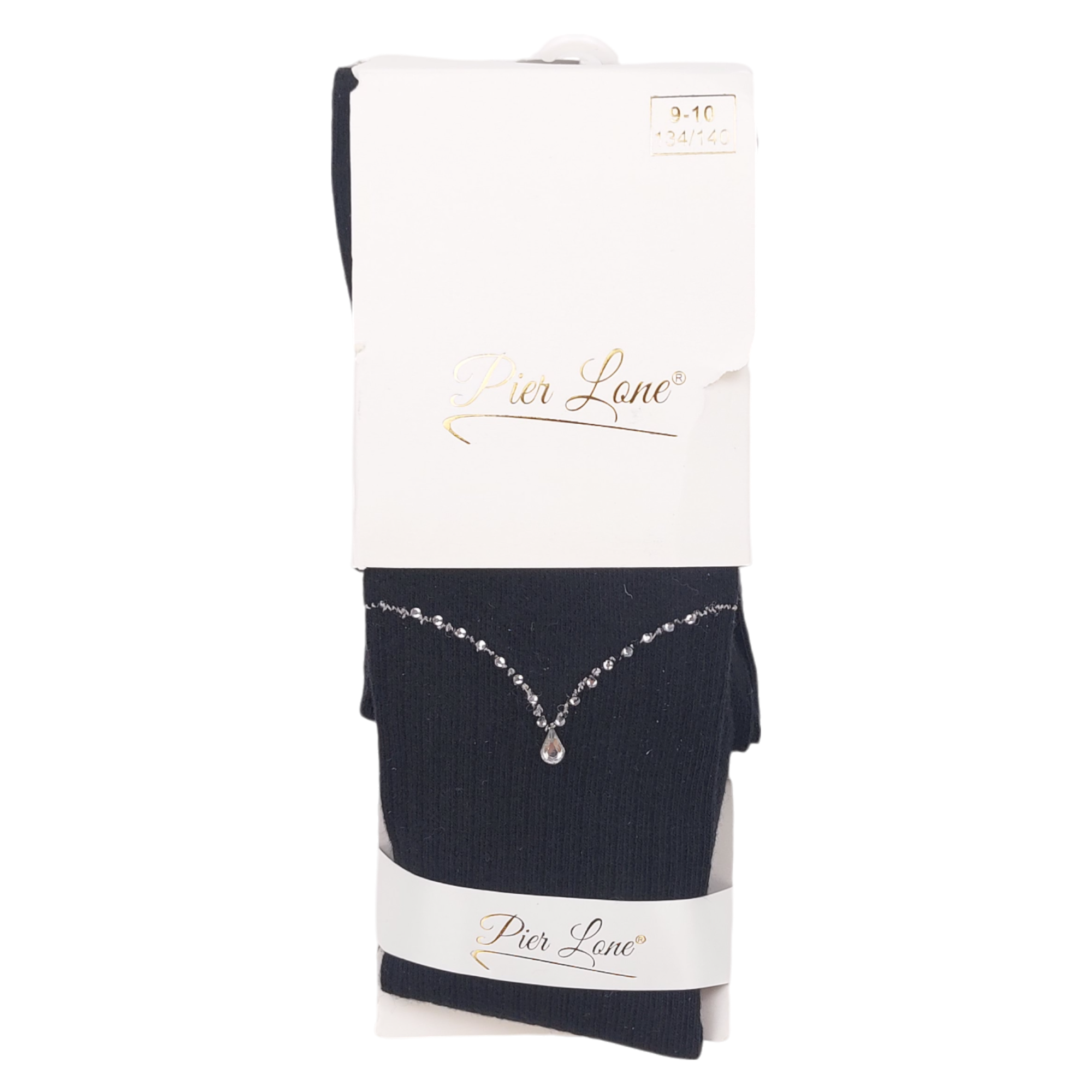 Duftende Tropfenstrumpfhose für Mädchen schwarz Pier Lone 1540-191024-14