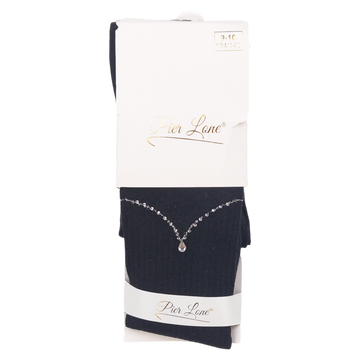 Duftende Tropfenstrumpfhose für Mädchen schwarz Pier Lone 1540-191024-14