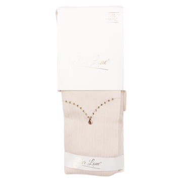 Pier Lone 1540-191024-61 Duftende Tropfenstrumpfhose für Mädchen, Hellbeige