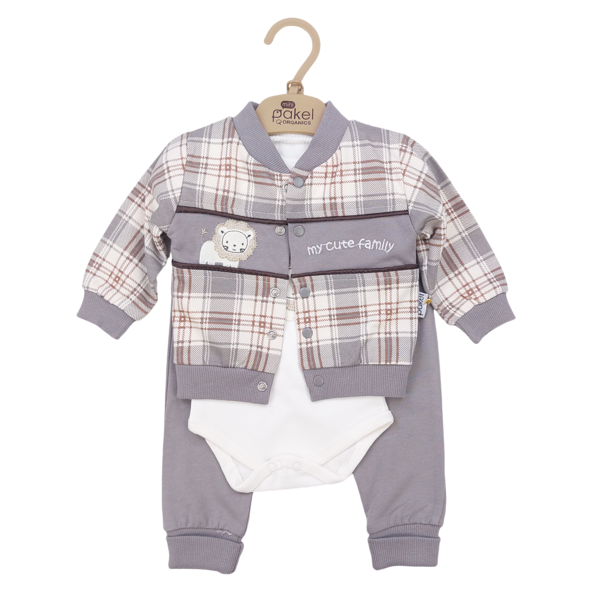 Baby Jungen Set, Aschgrau, Pakel 1120-231024