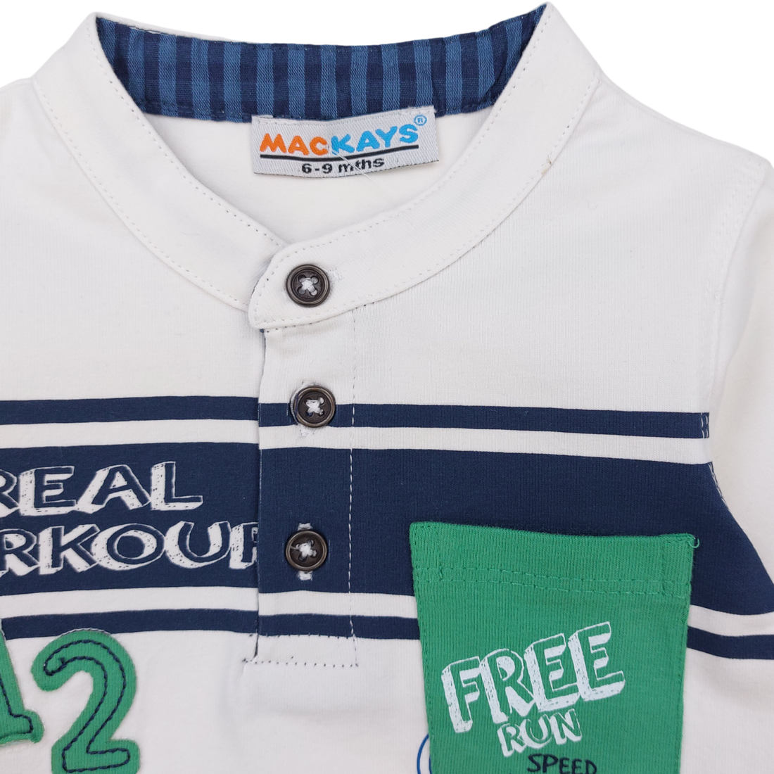 Cremefarbene Baumwollbluse für Jungen MacKays 1951-161024