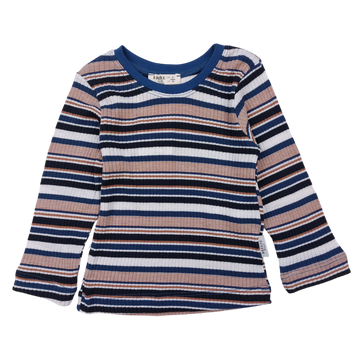 Jungenbluse mit Streifen, marineblau, Breeze 18938-191024-23