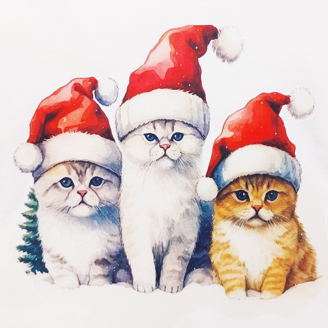 Weihnachtsbluse mit Weihnachtsmann für Mädchen, creme Your Word 5435-191024-28