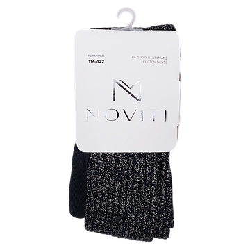 Mädchen glänzende Strumpfhose silber Noviti RB005-41124-65