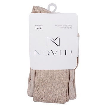 Mädchen glänzende Strumpfhose, Gold, Noviti RB005-41124-49