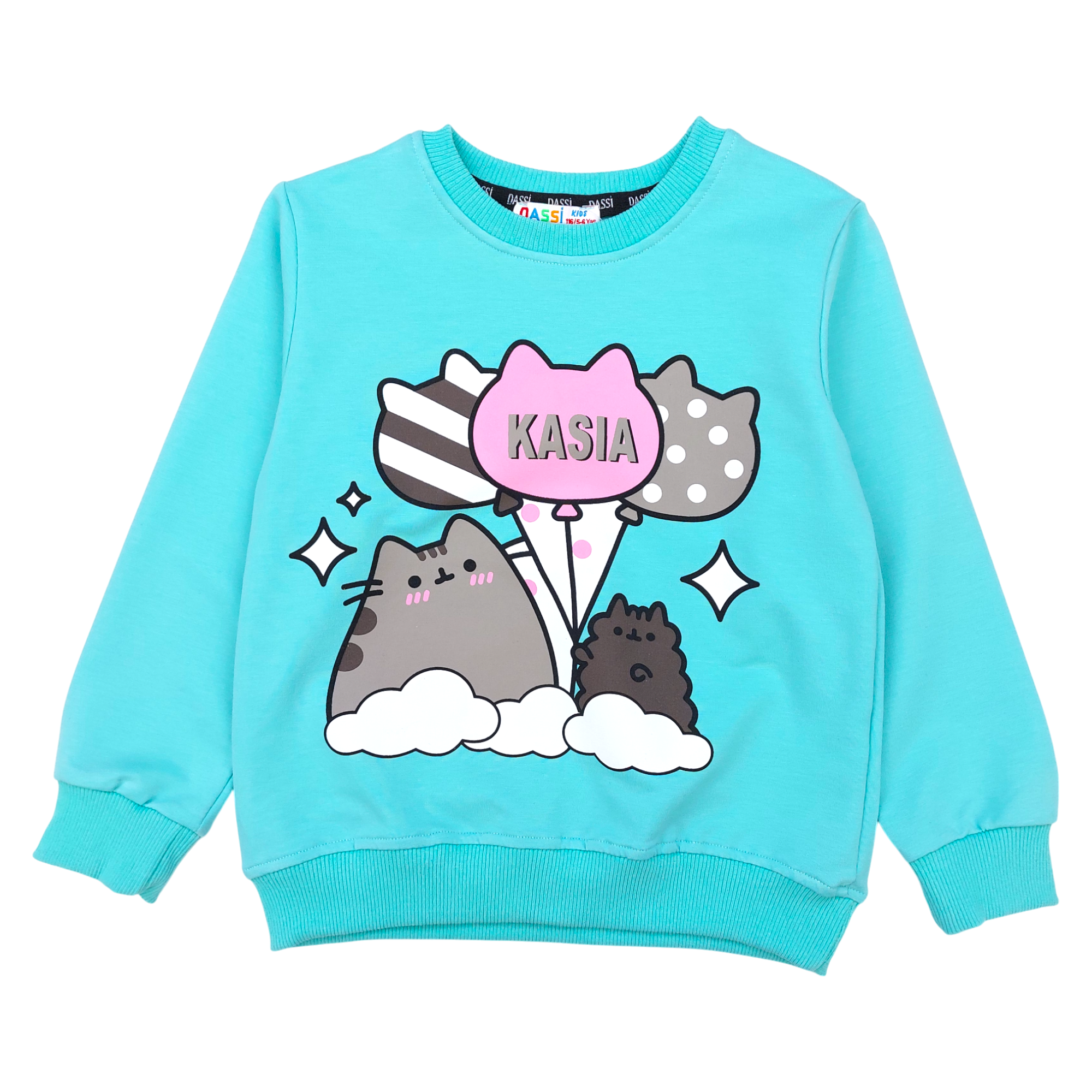 Dünne Mädchenbluse mint Dassi 24958-231024