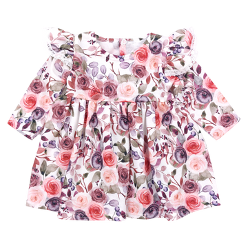 Rosa Blumenkleid für Mädchen Guliwerkids 22155-151124-40