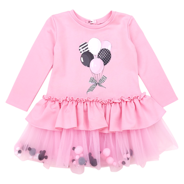 Mädchen-Ballerinakleid, rosa Guliwerkids 22156-151124-40