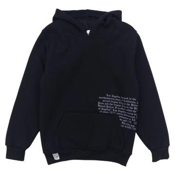 Los Angeles isoliertes Sweatshirt für Jungen schwarz Poyraz 70009-271124-14