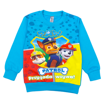 Türkisfarbenes Jungen-Sweatshirt ohne Kapuze Muko Kids 13910-61224-44