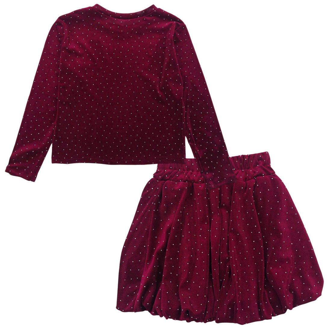 2er Set, Mädchenkugel, burgund, Nando 12995-161224-58