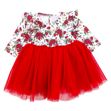 Schwarzes Rosenkleid für Mädchen Guliwerkids 12994-161224-14